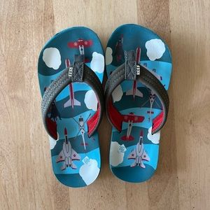 Boys Reef flip flops sandals size 13/1
